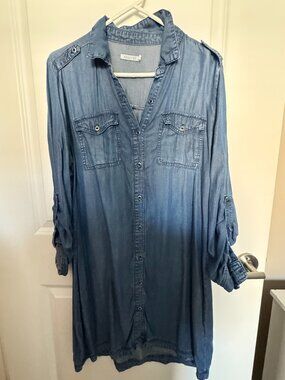 Kenneth Cole Reaction jeans dress L